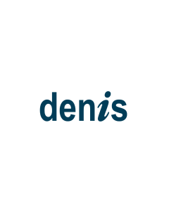 Denis logo in a clean lowercase font with stylised letter i.